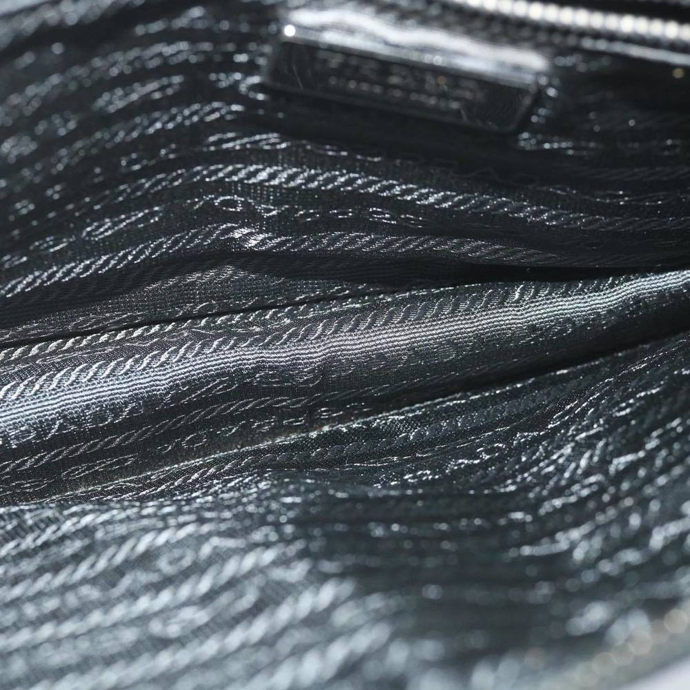 PRADA Hand Bag Leather Black Auth fm2852 - Picture 11 of 16